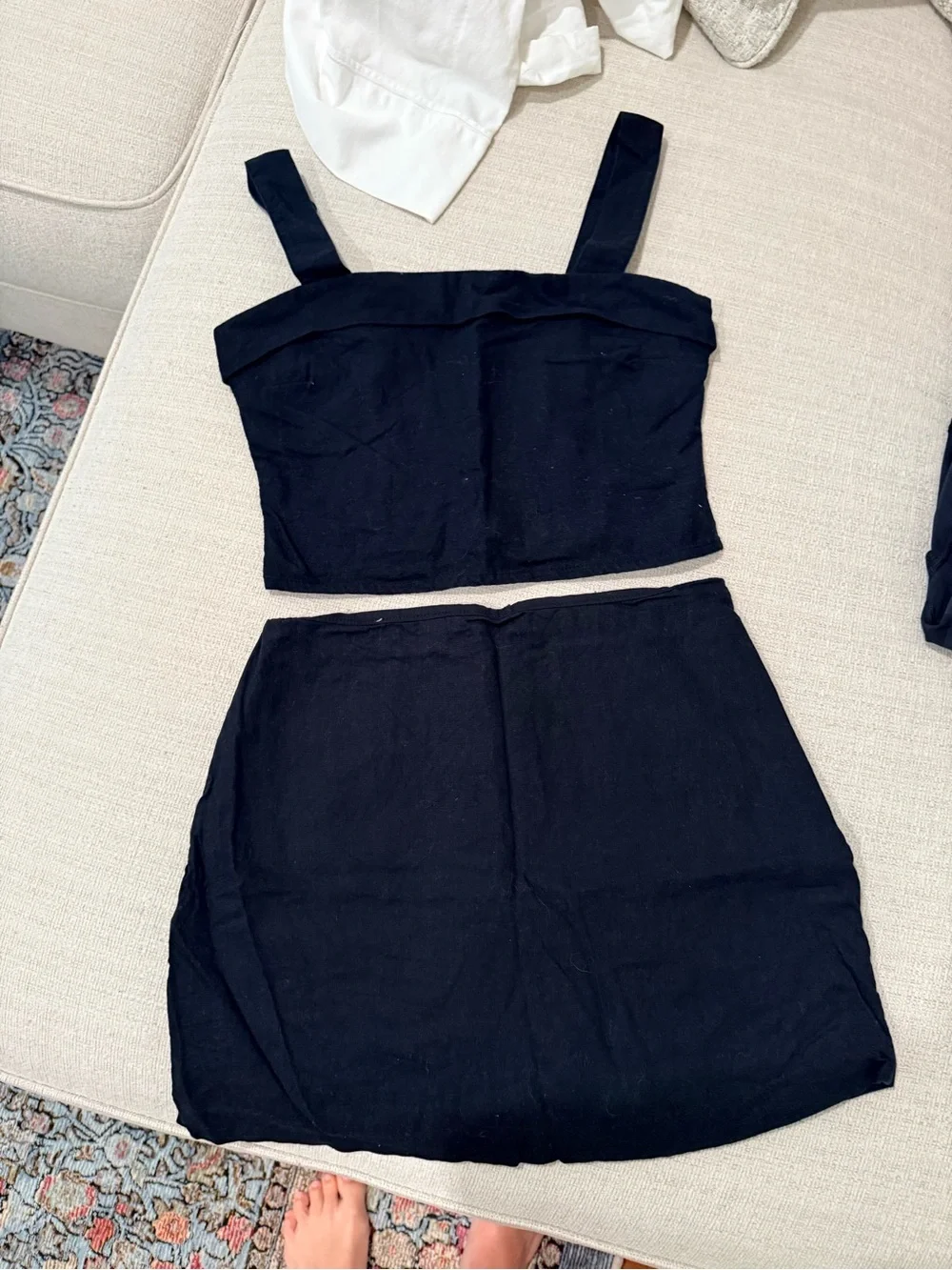 Abercrombie and Fitch - Linen Top and Skort Set - Picture 1 of 4